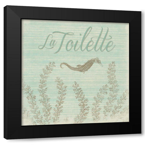 Bath sea Black Modern Wood Framed Art Print by Grey, Jace