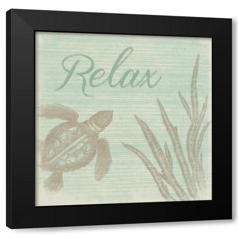 Bath sea 2 Black Modern Wood Framed Art Print with Double Matting by Grey, Jace