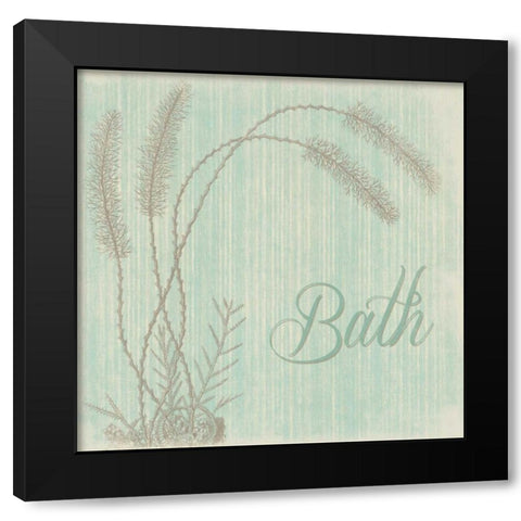 Bath sea 3 Black Modern Wood Framed Art Print by Grey, Jace