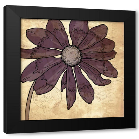 Paris 8 Black Modern Wood Framed Art Print by Grey, Jace