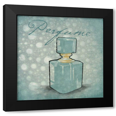 Perfume bubbles Black Modern Wood Framed Art Print by Grey, Jace