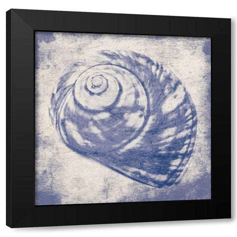 shell Black Modern Wood Framed Art Print by Grey, Jace