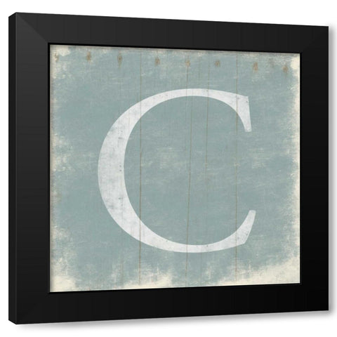 C Black Modern Wood Framed Art Print by Grey, Jace