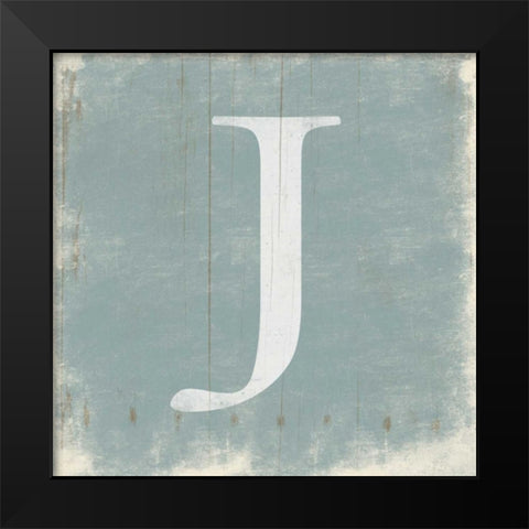 J Black Modern Wood Framed Art Print by Grey, Jace
