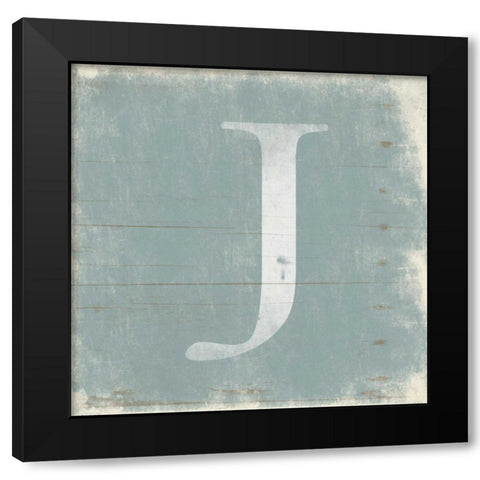 J Black Modern Wood Framed Art Print with Double Matting by Grey, Jace