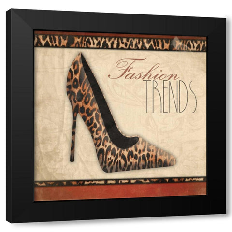 Fashion trend Black Modern Wood Framed Art Print by Grey, Jace