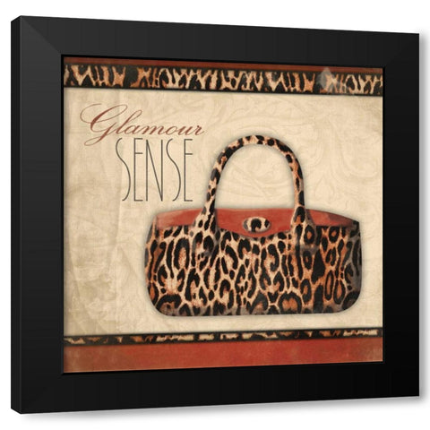 Glamour Sense Black Modern Wood Framed Art Print with Double Matting by Grey, Jace