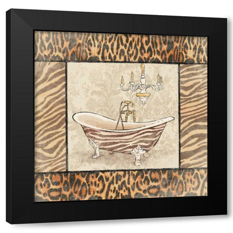 Bath 2 Black Modern Wood Framed Art Print by Grey, Jace