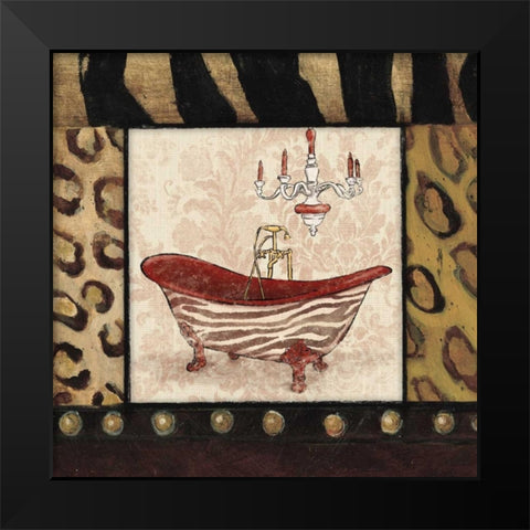 Bath 2 Black Modern Wood Framed Art Print by Grey, Jace