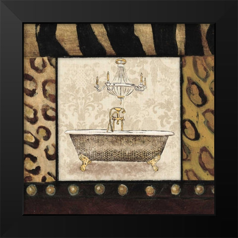 Bath 3 Black Modern Wood Framed Art Print by Grey, Jace