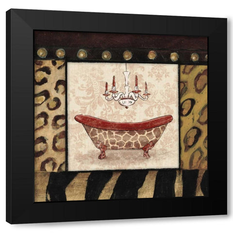 Bath 4 Black Modern Wood Framed Art Print by Grey, Jace