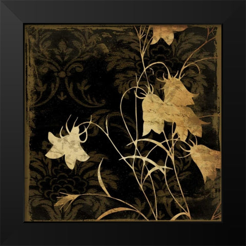 Silo flower 2 Black Modern Wood Framed Art Print by Grey, Jace