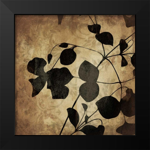 Silo flower 3 Black Modern Wood Framed Art Print by Grey, Jace