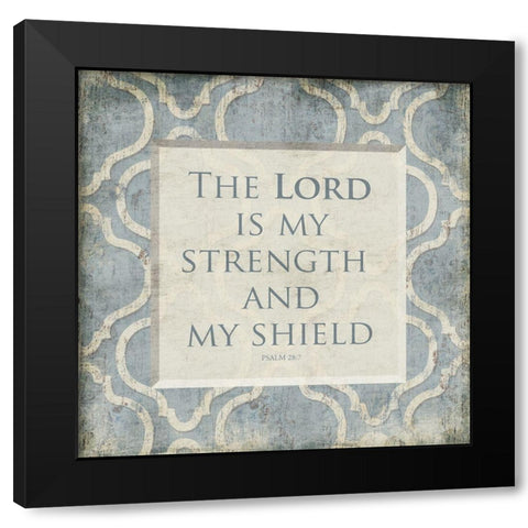 My Shield Black Modern Wood Framed Art Print by Grey, Jace