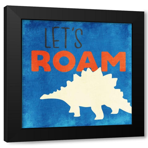 Roam Black Modern Wood Framed Art Print by Grey, Jace