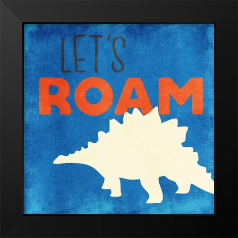 Roam Black Modern Wood Framed Art Print by Grey, Jace