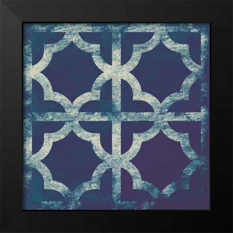 Blue Window Black Modern Wood Framed Art Print by Grey, Jace