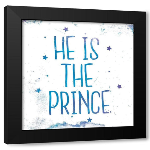 The Prince Black Modern Wood Framed Art Print with Double Matting by Grey, Jace