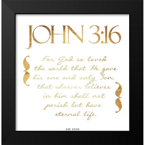 So Loved Black Modern Wood Framed Art Print by Grey, Jace