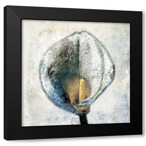 Stand Out Black Modern Wood Framed Art Print with Double Matting by Grey, Jace