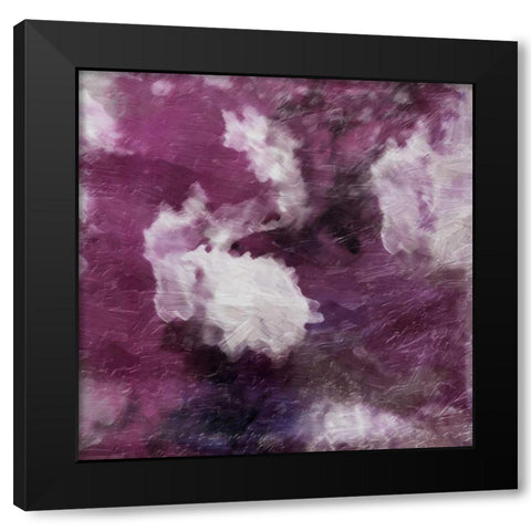 Atmosphere Abstract Black Modern Wood Framed Art Print with Double Matting by Grey, Jace