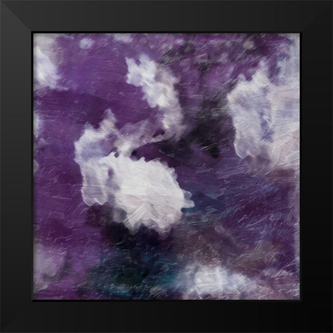 Purple Atmosphere 1 Black Modern Wood Framed Art Print by Grey, Jace