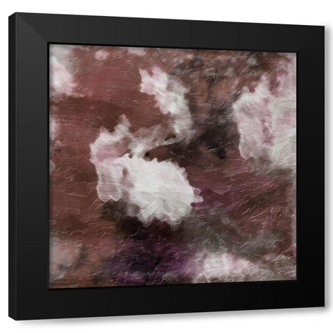 Atmosphere Abstract Rust Black Modern Wood Framed Art Print by Grey, Jace