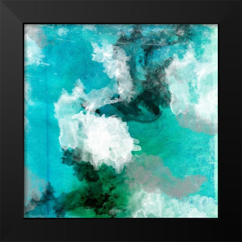 watercolor 1 Black Modern Wood Framed Art Print by Grey, Jace