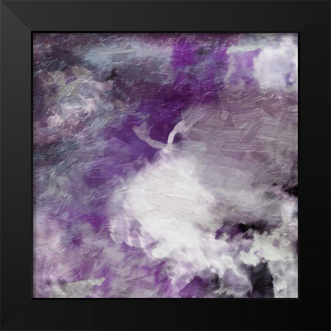 Purple Atmosphere 2 Black Modern Wood Framed Art Print by Grey, Jace