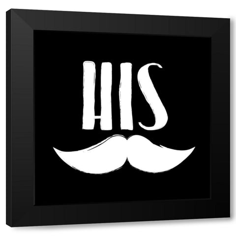 ReHis Stash Black Modern Wood Framed Art Print with Double Matting by Grey, Jace