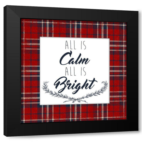 Calm And Bright Black Modern Wood Framed Art Print by Grey, Jace