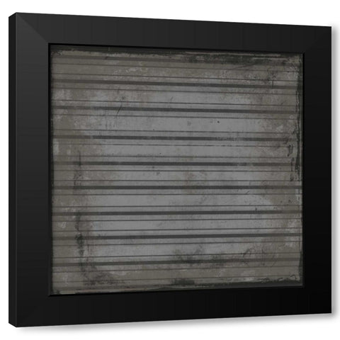 Pattern 2 Black Modern Wood Framed Art Print with Double Matting by Grey, Jace