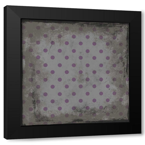 Pattern 3 Black Modern Wood Framed Art Print by Grey, Jace