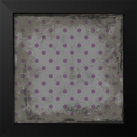 Pattern 3 Black Modern Wood Framed Art Print by Grey, Jace