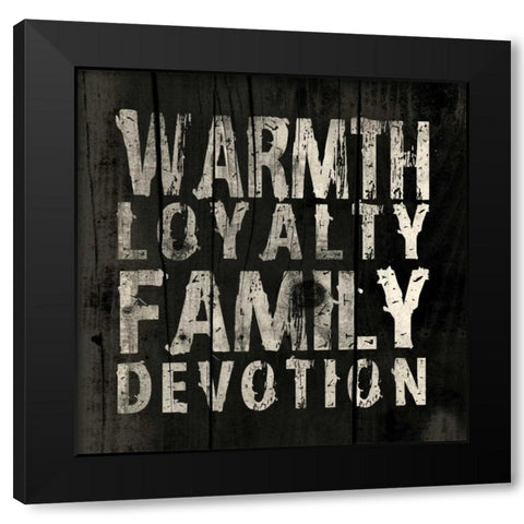 Warmth Black Modern Wood Framed Art Print by Grey, Jace