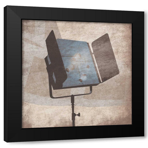 Light2 Black Modern Wood Framed Art Print with Double Matting by Grey, Jace