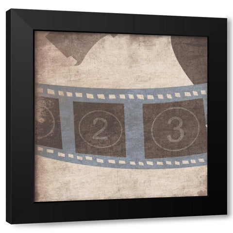 Film Black Modern Wood Framed Art Print by Grey, Jace