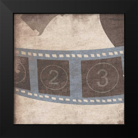 Film Black Modern Wood Framed Art Print by Grey, Jace