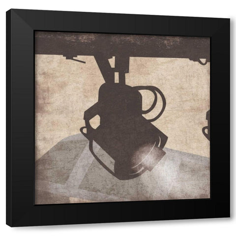 light3 Black Modern Wood Framed Art Print by Grey, Jace