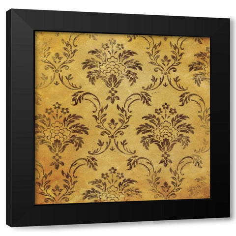Patterns Reversed Black Modern Wood Framed Art Print with Double Matting by Grey, Jace