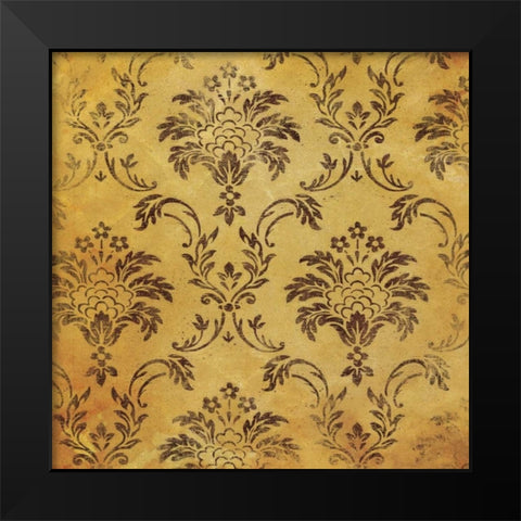 Patterns Reversed Black Modern Wood Framed Art Print by Grey, Jace