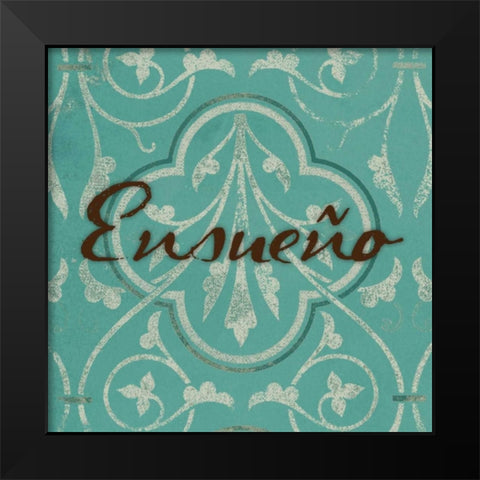 Ensueno Black Modern Wood Framed Art Print by Grey, Jace