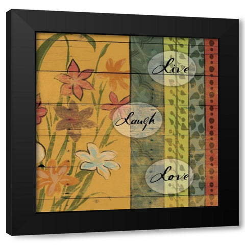 live Black Modern Wood Framed Art Print with Double Matting by Grey, Jace