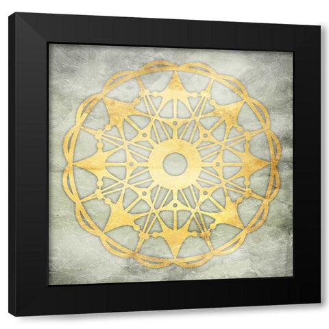 Abstract Pattern Black Modern Wood Framed Art Print by Grey, Jace