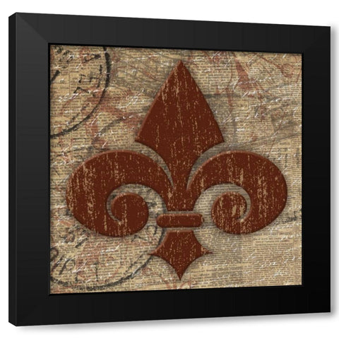 Patch1 Black Modern Wood Framed Art Print by Grey, Jace