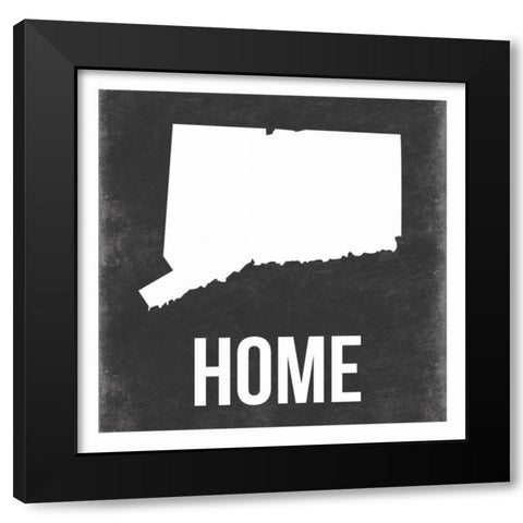 CT Black Modern Wood Framed Art Print by Grey, Jace