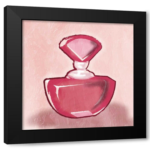 Pink Perfume Mate Black Modern Wood Framed Art Print by Grey, Jace