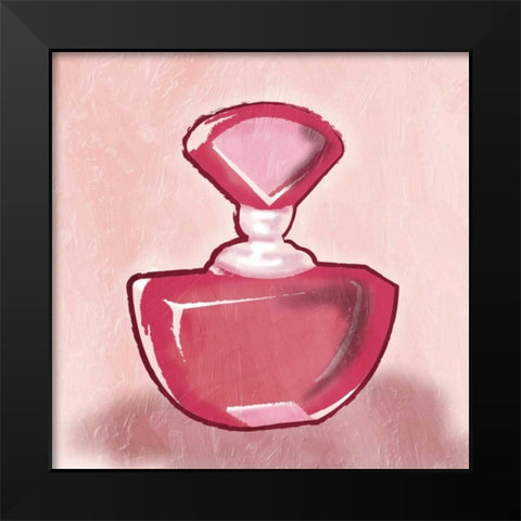 Pink Perfume Mate Black Modern Wood Framed Art Print by Grey, Jace