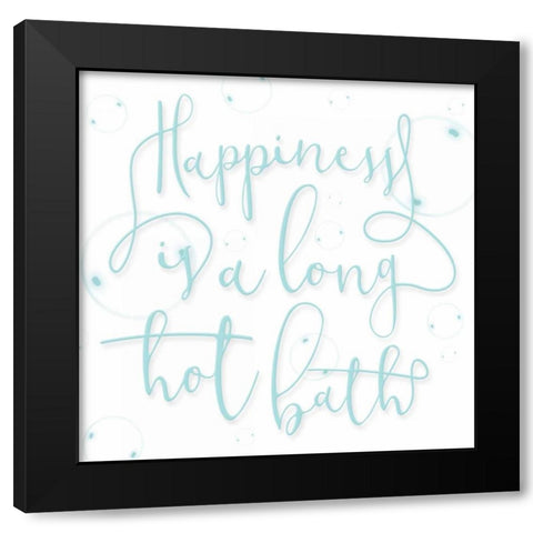 Long Hot Bath Black Modern Wood Framed Art Print with Double Matting by Grey, Jace