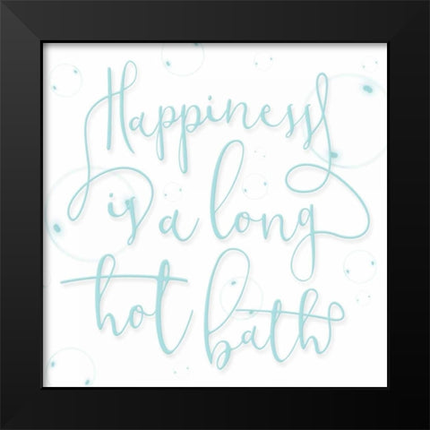 Long Hot Bath Black Modern Wood Framed Art Print by Grey, Jace